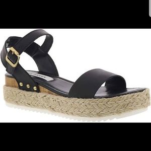 Steve Madden Chiara Black Leather